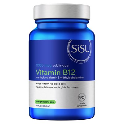 Sisu B12 1000 mcg - méthylcobalamine sublinguale 90un