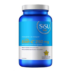 Sisu Kids Ester-C 250 mg Chewable, Citrus 120un