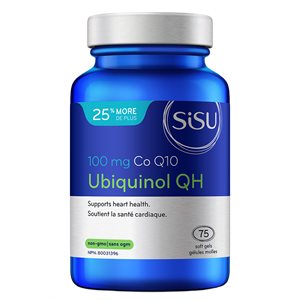 Sisu Ubiquinol QH 100 mg, Bonus* 75un