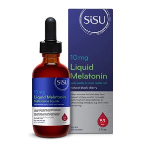 Sisu Melatonin Liquid 10 mg, Black Cherry 59ml