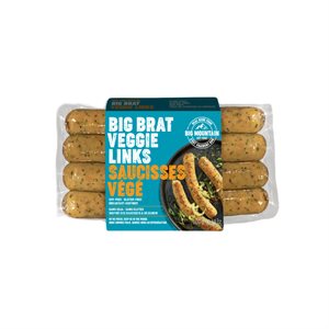 Big Mountain Saucisses Végé Big Brat Style Bratwurst 300G