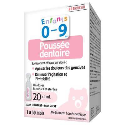 Kids 0-9 Teething Unidoses 20x1ml