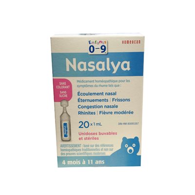 Homeocan Kids 0-9 Nasalya Unidoses 20x1ml