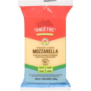 L'Ancetre Mozzarella Cheese (15% Mg) Pasteurized Organic 325G