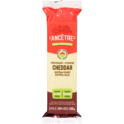 L'Ancetre Organic Extra Strong Cheddar 200GR