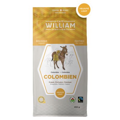 Cafe William Organic Colombian coffee beans 650g