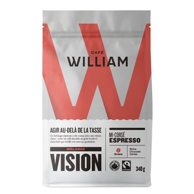 Cafe William Vision Espresso Beans 340g