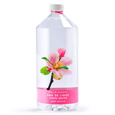 oNature EAU LINGE RECHARGE FLEUR DE POMMIER 1L