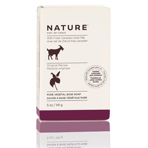 Nature by Canus Pure Vegetal Base Soap made with fresh goat's milk Original Formula 141g