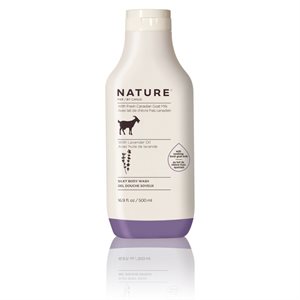 Nature by Canus Silky Body Wash with fresh goat's milk Lavender Oil 500ml