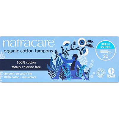 ORGANIC Super Non-Applicator Tampons 20 ct