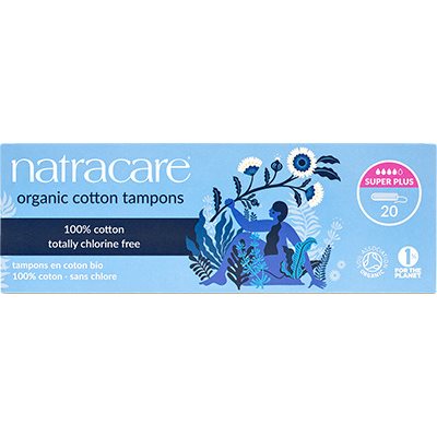 Organic Cotton Super Plus Tampons 20 ct