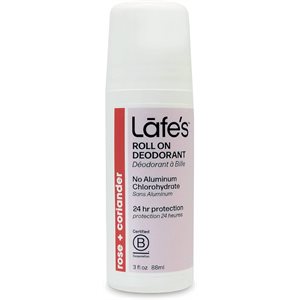 Lafe Deodorant Roll-On Rose+Coriander 88 ml