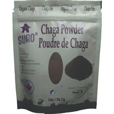 SURO Poudre de Chaga Canadien 57g