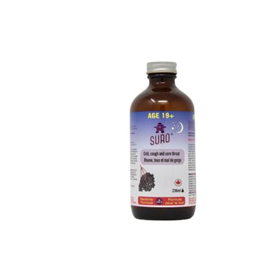 Sirop de sureau pour la nuit 19+ 236ml