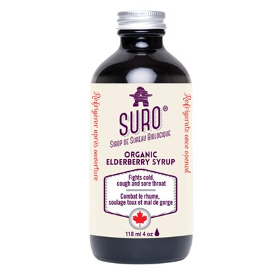 Organic Elderberry Syrup Adult 118 ml