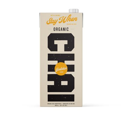 Say When Organic Golden Chai Beverage 946ml
