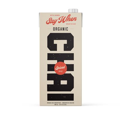 Say When Organic Spiced Chai Beverage 946ml