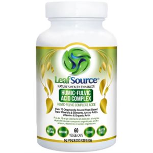 LeafSource Nature's Health Enhancer Humic Fulvic Acid Complex 60vcaps