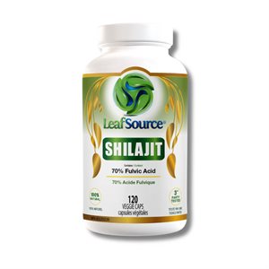 Leafsource Shilajit 70% Acide Fulvique 120 vcaps