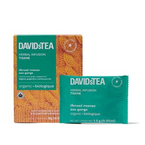 David's Tea thé super gingembre (biologique) 12 sachets