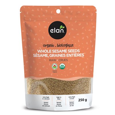 Elan Organic Whole Sesame Seeds 250G 250g