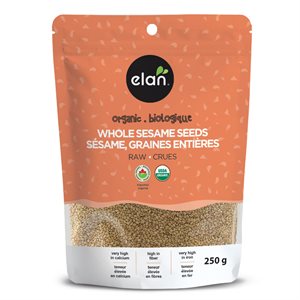 Elan Organic Whole Sesame Seeds 250G 250g