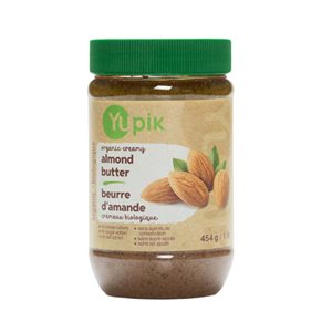 Yupik Organic Creamy Almond Butter 454g