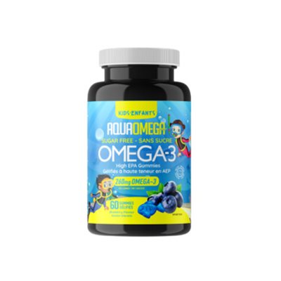 Omega Blueberry Flavor Gummies High Epa for Kids