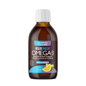 AquaOmega Oméga-3 équilibré Soutien arthrite et cérébral 225ml
