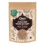 Cha's Organics Graines de cumin entières bio 500 g Cha's Organics Graines de cumin entières bio 500 g