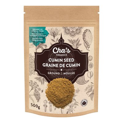 Organic Cha's Organics Cumin Seed Ground 500G