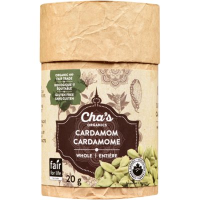 Cha's Organics Cardamome Entiére bio 20 g