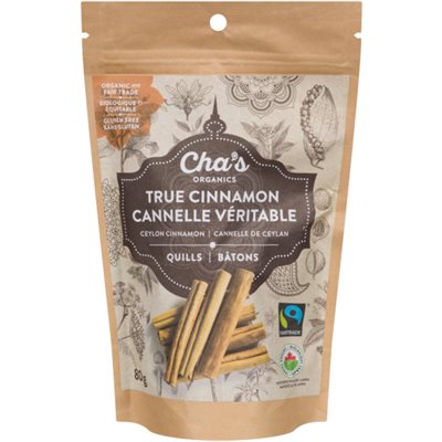 Cha's Organics Cannelle Véritable Bâtons 80 g