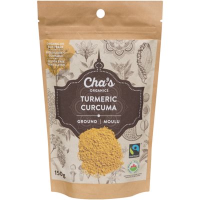 Cha's Organics Curcuma Moulu 150 g