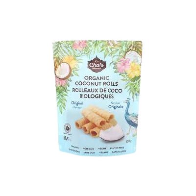 Cha's Rouleaux de noix de coco biologiques -Originale 100g Cha's Rouleaux de noix de coco biologiques -Originale 100g