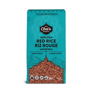 Cha's Organics Organic Short Grain Heirloom Red Rice 900g