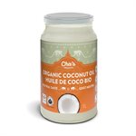 Cha's Organics Huile de coco désodorisée bio 1 L