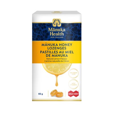 MANUKA HEALTH HONEY & LEMON LOZENGES MGO 400+