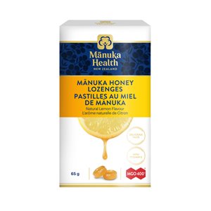 MANUKA HEALTH PASTILLES AU MIEL DE MANUKA ET CITRON MGO 400+