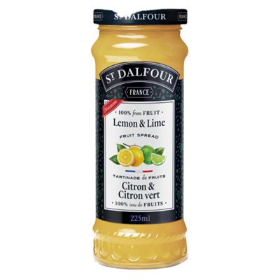 St-Dalfour Tartinade Citron Et Citron Vert 225Ml