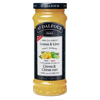 St-Dalfour Deluxe Spread Lemon & Lime 225ML