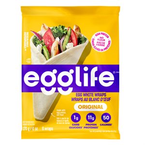 EGGLIFE ORIGINAL EGG WHITE WRAPS 168g