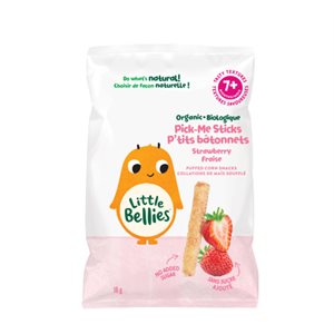 Little Bellies Organic Strawberry Pick-Me Sticks 12g