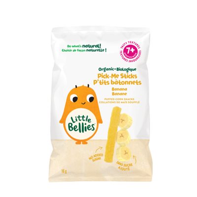 Little Bellies Petits Batonnets Bio Aux Bananes