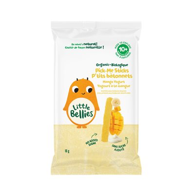Little Bellies Organic Pick Me Sticks Mango Yogurt 16G