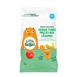 Little Bellies Organic Veggie Tubes Snacks 35G 12Months+