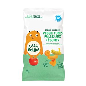 Little Bellies Pailles aux légumes biologiques 35g 12mois+