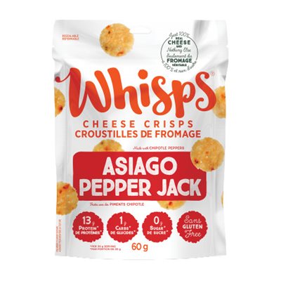 Whisps Croustilles au fromage Asiago&poivrier Whisps Croustilles au fromage Asiago&poivrier