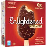 Enlightened dark chocolate keto bars  caramel peanut 4x31ml